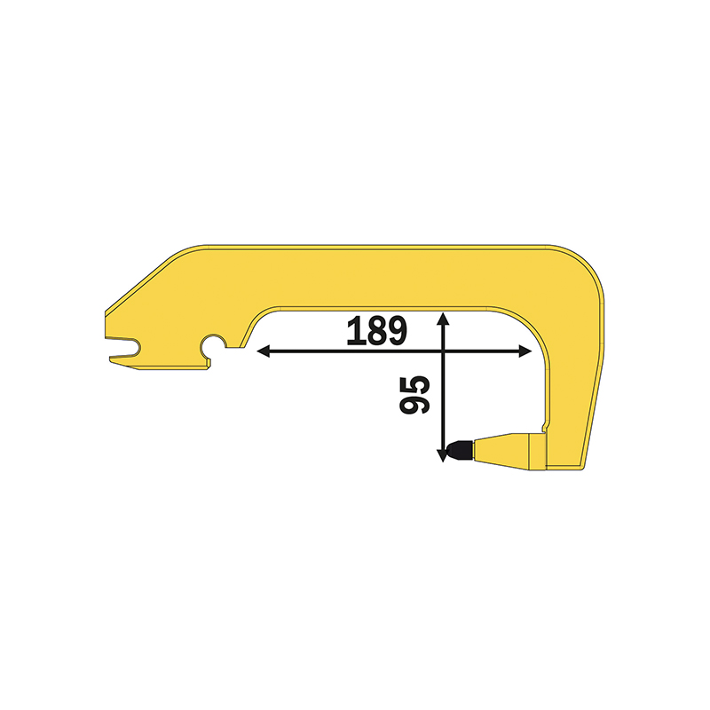 Ca1 "C" Arm L=95 mm + Electr.Standard